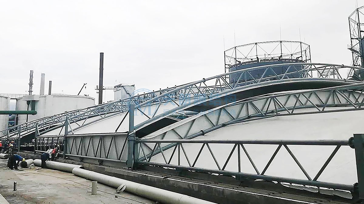 山西晋城天泽污水池加盖密闭项目