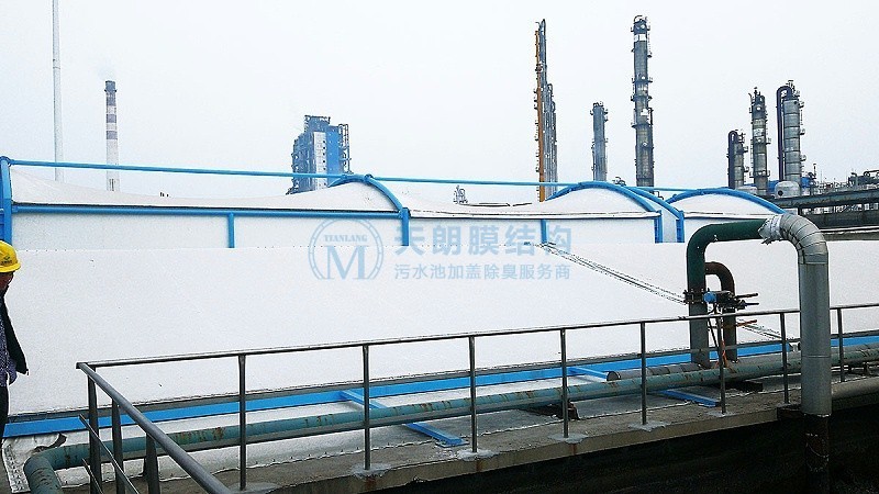 龙宇煤化工污水池加盖