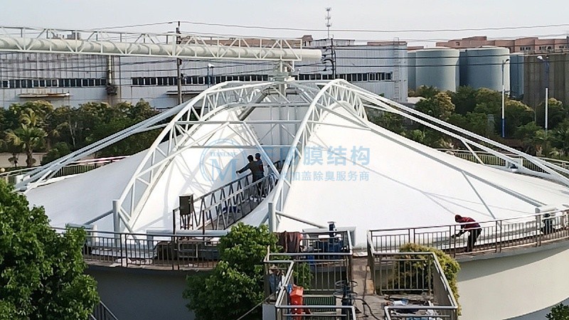苍南临港随动污水池反吊膜-3