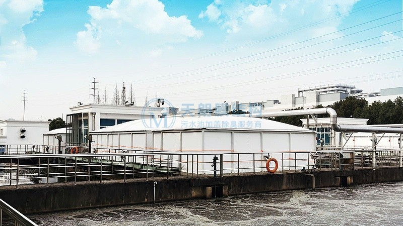 无锡项目污水池双层充气膜加盖密封-2